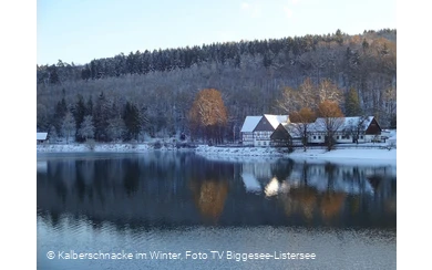 Kalberschnacke im Winter, Foto TV Biggesee-Listersee