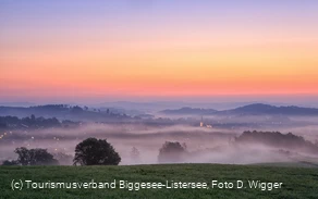 Morgennebel über der Landschaft, Foto D. Wigger