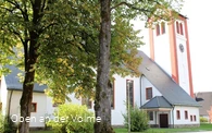 Blick auf die ev. Kirche in Valbert